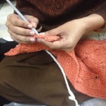 hands working